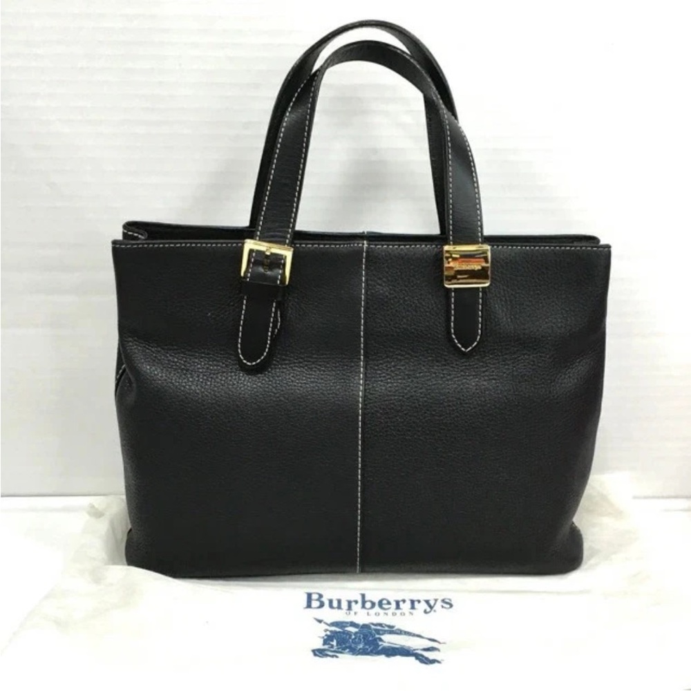 Burberry Black Tote with Gold Accents - Picture 1 of 16
